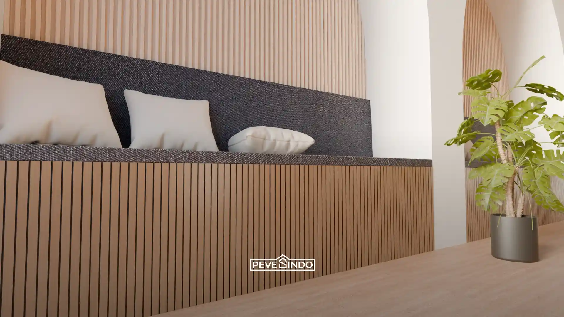 Integrasi Wallpanel 30cm pada Basis Tempat Duduk