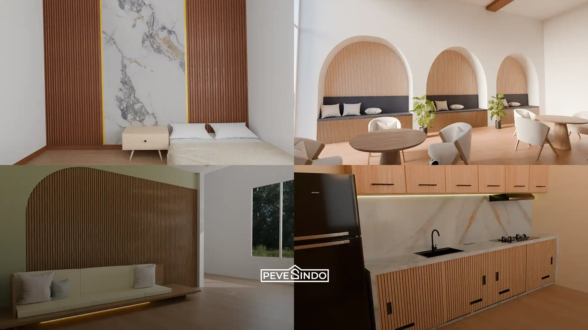 Area yang Cocok Menggunakan Wood Panel PVC