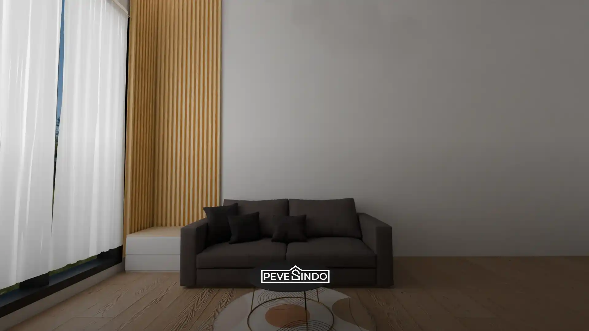 Solusi dinding lembab dengan panel wpc anti air untuk rumah tropis di Yogyakarta.