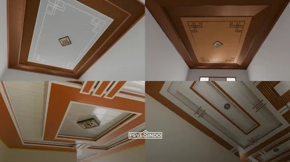 9 Ide Elegan Plafon PVC untuk Mengatasi Trauma Rayap dan Atap Bocor