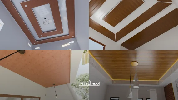 5 Cara Memanfaatkan Plafon PVC Motif Kayu Gelap yang Instagenic dan Elegan.