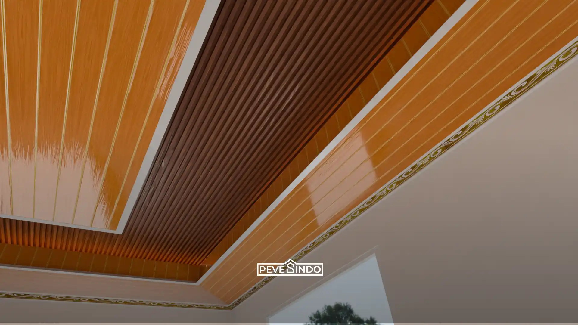 Tambahan Lis Emas untuk Kesan Premium