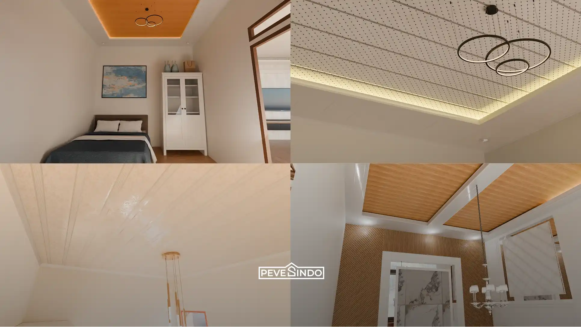 5 Ide Desain Plafon PVC Drop Ceiling Atasi Ruang Makan Monoton
