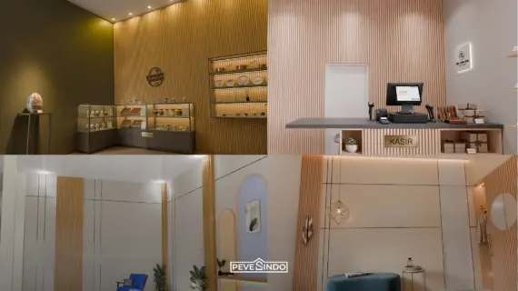 5 Ide Latar Belakang WPC Panel Toko untuk Mengatasi Desain Kusam dan Renovasi Mahal
