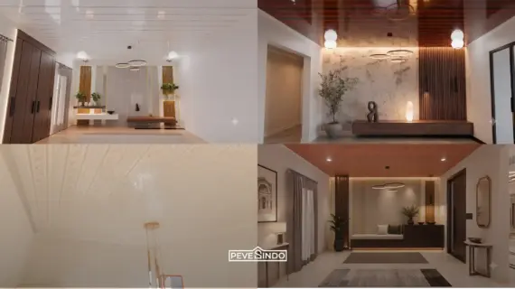 4 Ide Model Plafon PVC Foyer agar Area Depan Rumah Terlihat Lebih Menarik