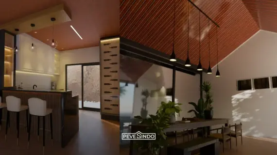 5 Ide Inspirasi Plafon PVC untuk Mengatasi Suhu Panas yang Terperangkap di Dalam Rumah Makassar