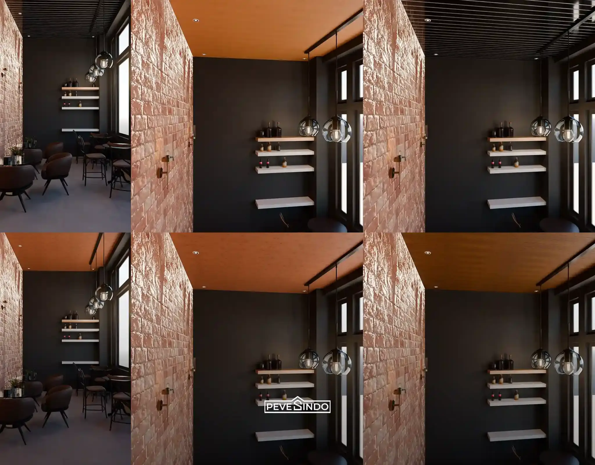 7 Ide Gaya Plafon PVC Industrial untuk Coffee Shop Jogja